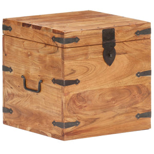 vidaXL Storage Chest 40x40x40 cm Solid Acacia Wood