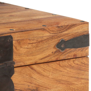 vidaXL Storage Chest 40x40x40 cm Solid Acacia Wood