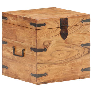 vidaXL Storage Chest 40x40x40 cm Solid Acacia Wood