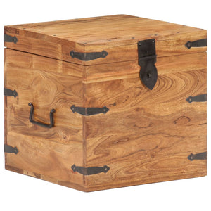 vidaXL Storage Chest 40x40x40 cm Solid Acacia Wood
