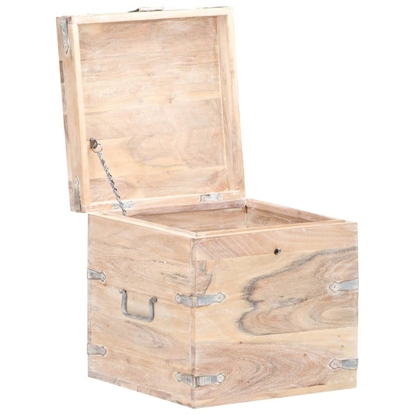 vidaXL Trunk 40x40x40 cm Solid Acacia Wood