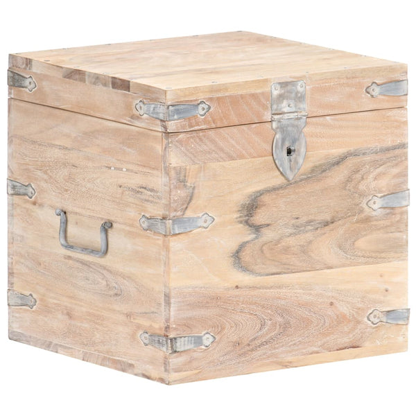 vidaXL Trunk 40x40x40 cm Solid Acacia Wood