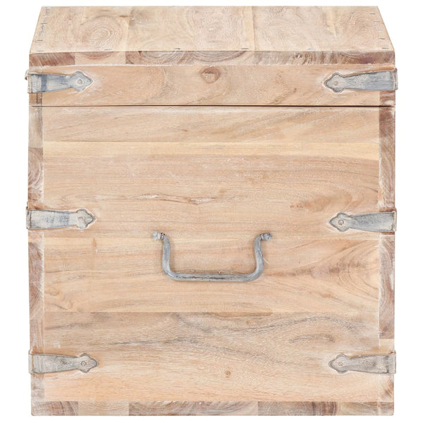 vidaXL Trunk 40x40x40 cm Solid Acacia Wood