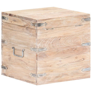 vidaXL Trunk 40x40x40 cm Solid Acacia Wood