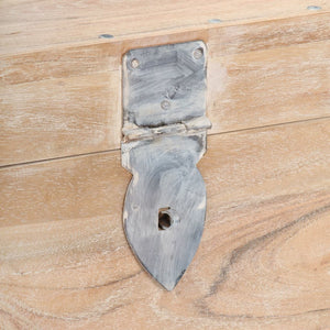 vidaXL Trunk 40x40x40 cm Solid Acacia Wood