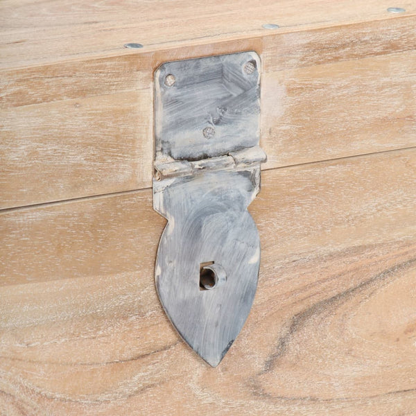 vidaXL Trunk 40x40x40 cm Solid Acacia Wood