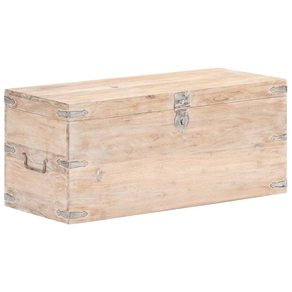 vidaXL Trunk 90x40x40 cm Solid Acacia Wood
