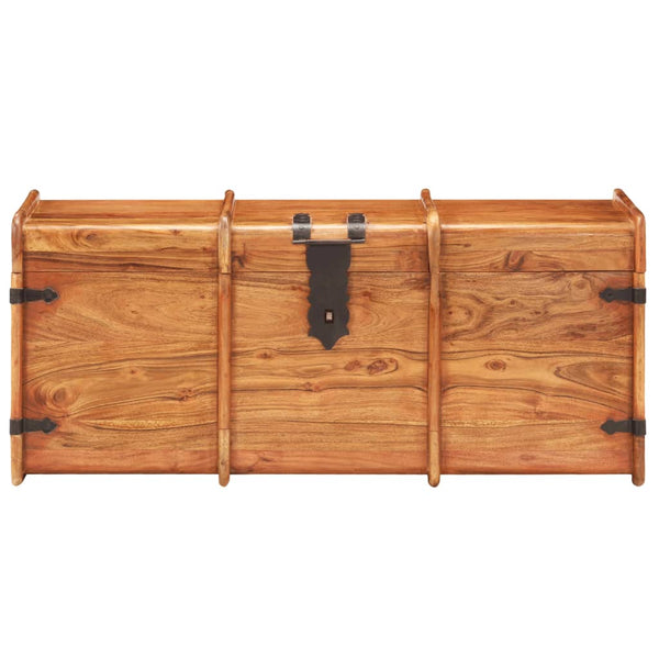 vidaXL Storage Chest 90x40x40 cm Solid Acacia Wood