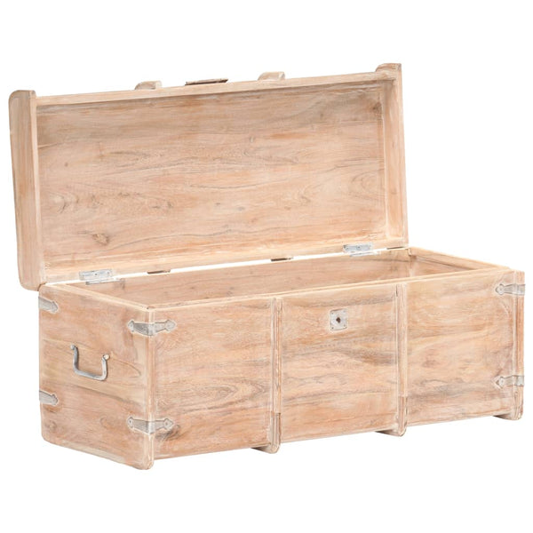 vidaXL Solid Acacia Wood Storage Chest 90x40x40 cm