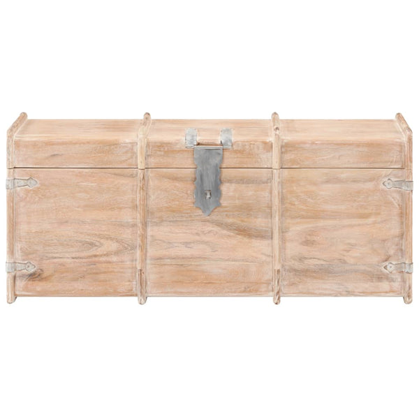 vidaXL Solid Acacia Wood Storage Chest 90x40x40 cm