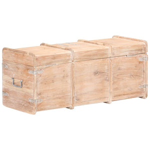 vidaXL Solid Acacia Wood Storage Chest 90x40x40 cm