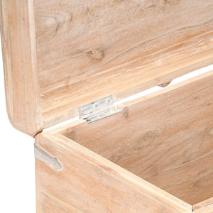 vidaXL Solid Acacia Wood Storage Chest 90x40x40 cm