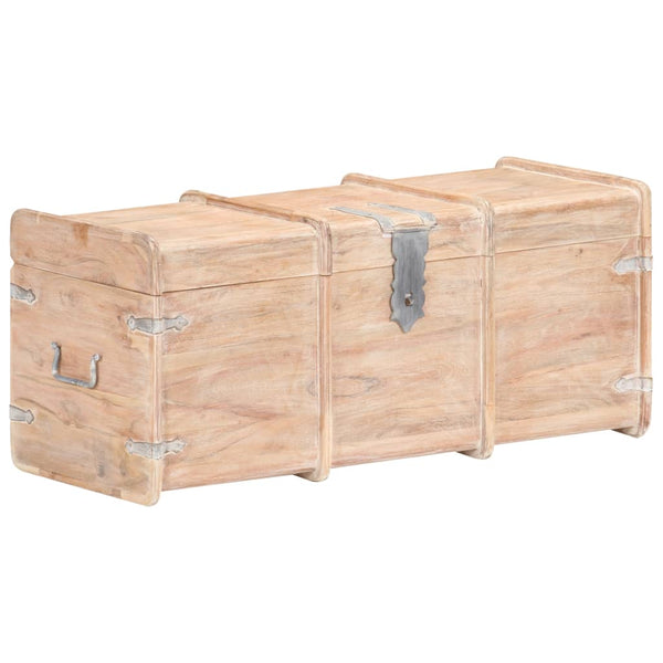 vidaXL Solid Acacia Wood Storage Chest 90x40x40 cm