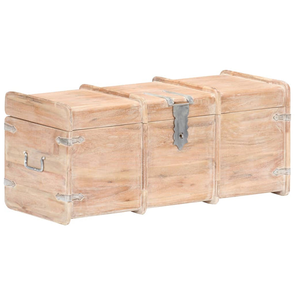 vidaXL Solid Acacia Wood Storage Chest 90x40x40 cm