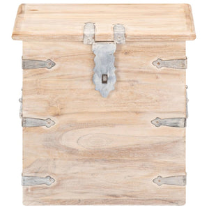 vidaXL Chest 40x40x40 cm Solid Acacia Wood