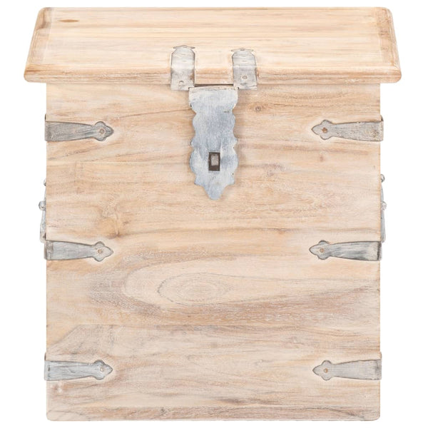 vidaXL Chest 40x40x40 cm Solid Acacia Wood