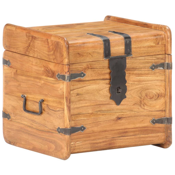 vidaXL Storage Chest 40x40x40 cm Solid Acacia Wood
