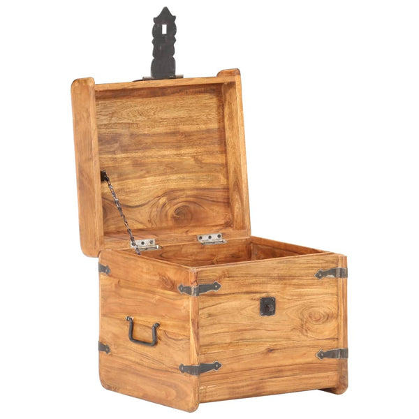 vidaXL Storage Chest 40x40x40 cm Solid Acacia Wood