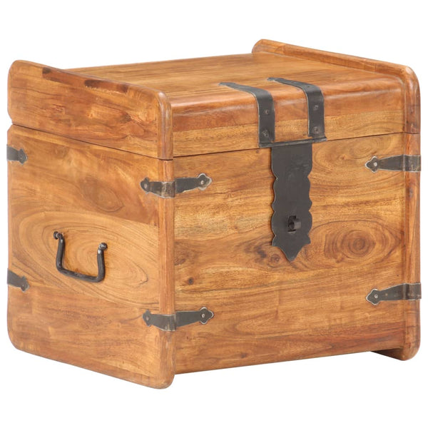 vidaXL Storage Chest 40x40x40 cm Solid Acacia Wood