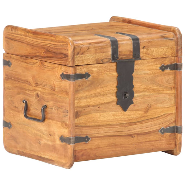 vidaXL Storage Chest 40x40x40 cm Solid Acacia Wood