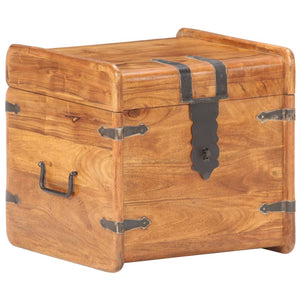 vidaXL Storage Chest 40x40x40 cm Solid Acacia Wood