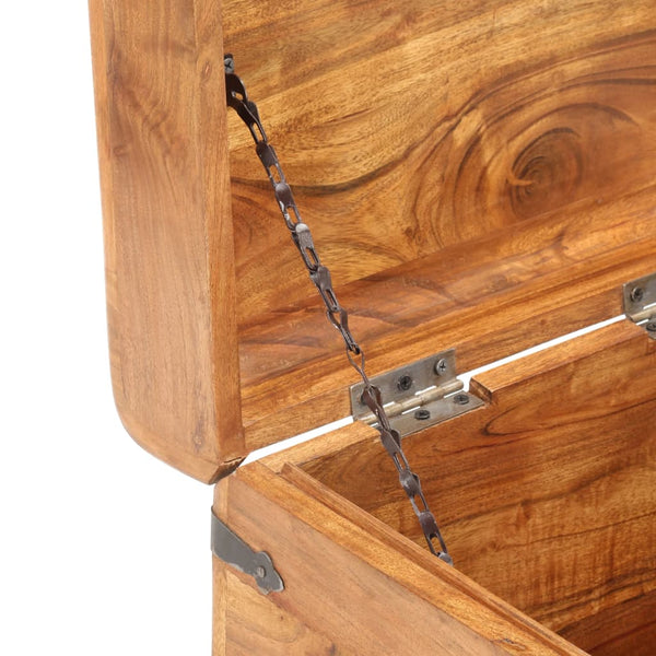 vidaXL Storage Chest 40x40x40 cm Solid Acacia Wood