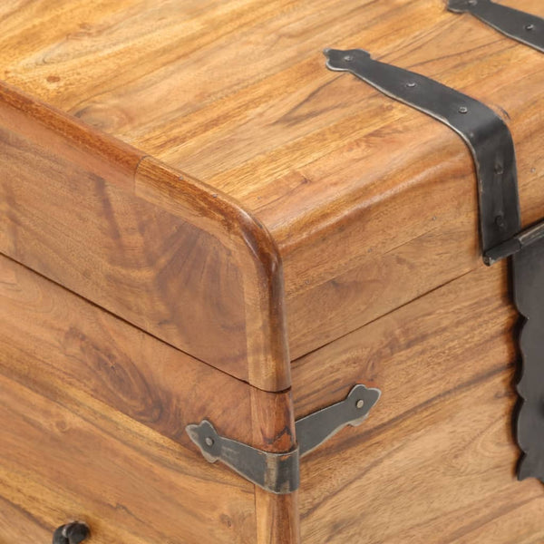 vidaXL Storage Chest 40x40x40 cm Solid Acacia Wood
