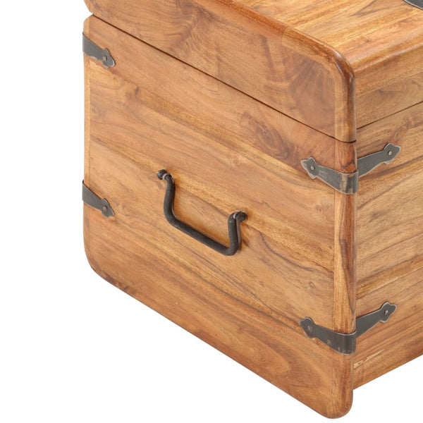 vidaXL Storage Chest 40x40x40 cm Solid Acacia Wood
