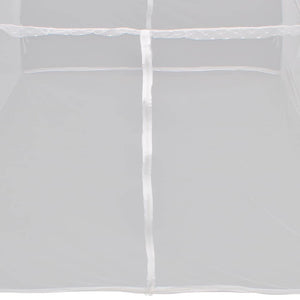 vidaXL Camping Tent 200x120x130 cm Fiberglass White