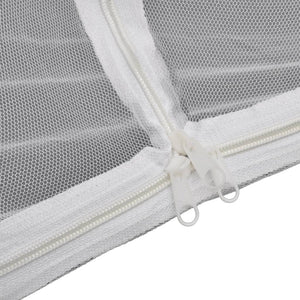 vidaXL Camping Tent 200x180x150 cm Fiberglass White