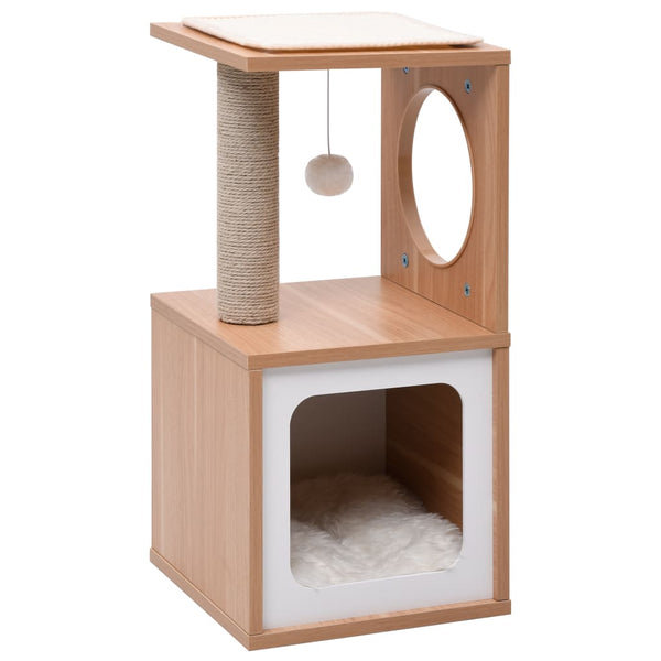 vidaXL Cat Scratching Post with Sisal Scratch Mat 60 cm