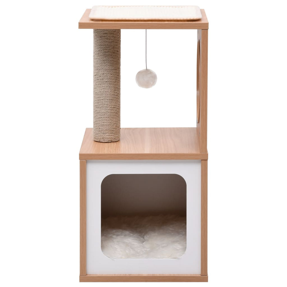 vidaXL Cat Scratching Post with Sisal Scratch Mat 60 cm