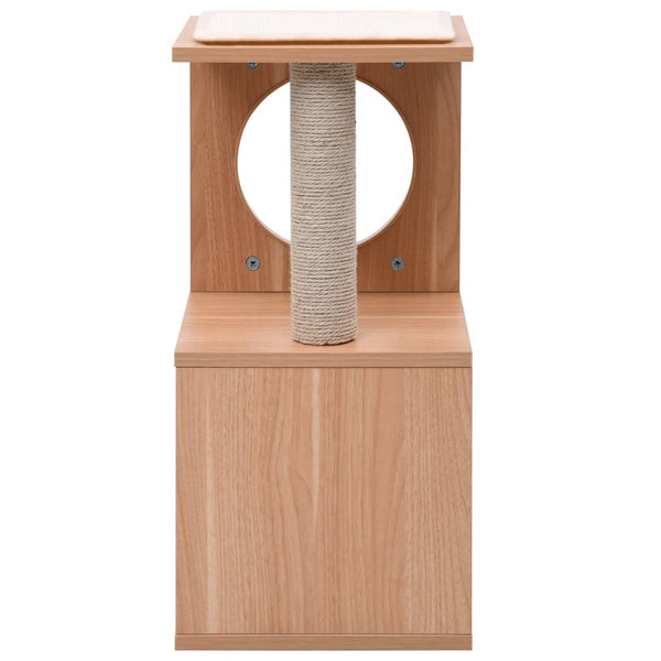vidaXL Cat Scratching Post with Sisal Scratch Mat 60 cm