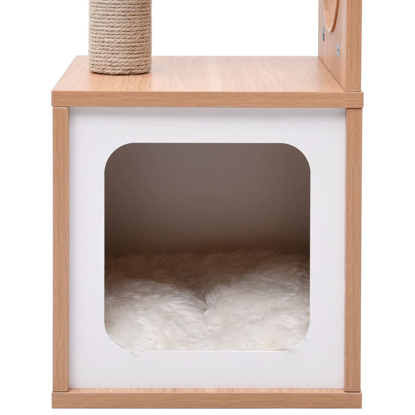 vidaXL Cat Scratching Post with Sisal Scratch Mat 60 cm