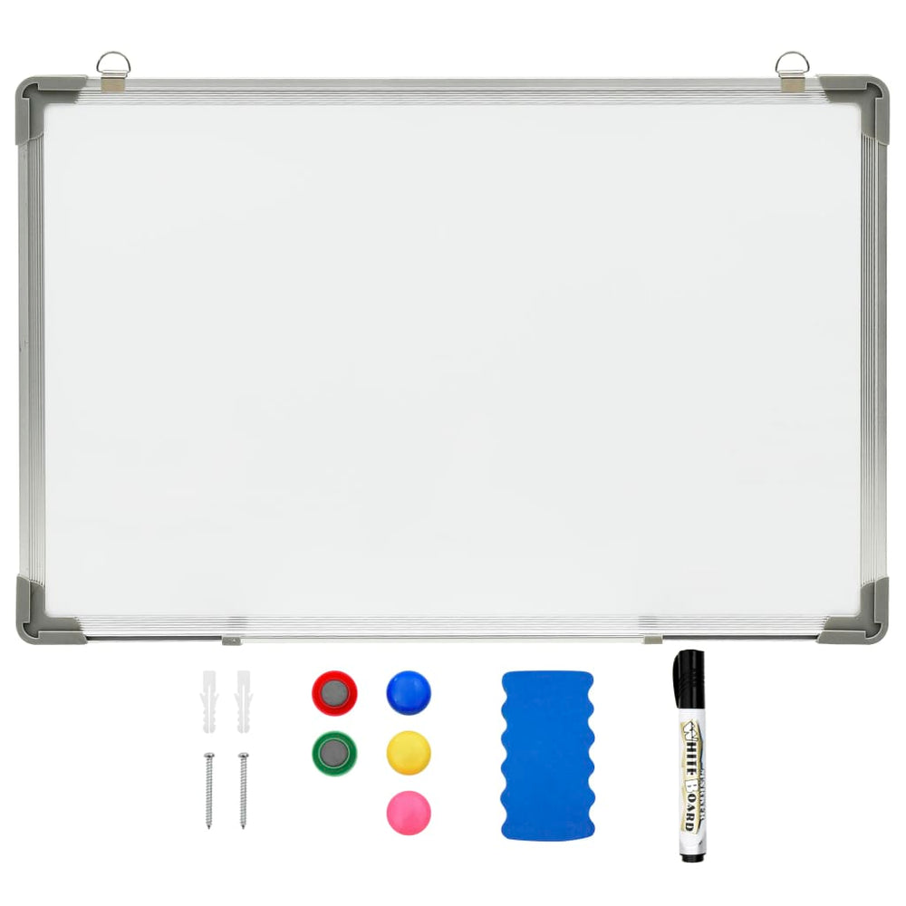vidaXL Magnetic Whiteboard White 60 x 40 cm Steel