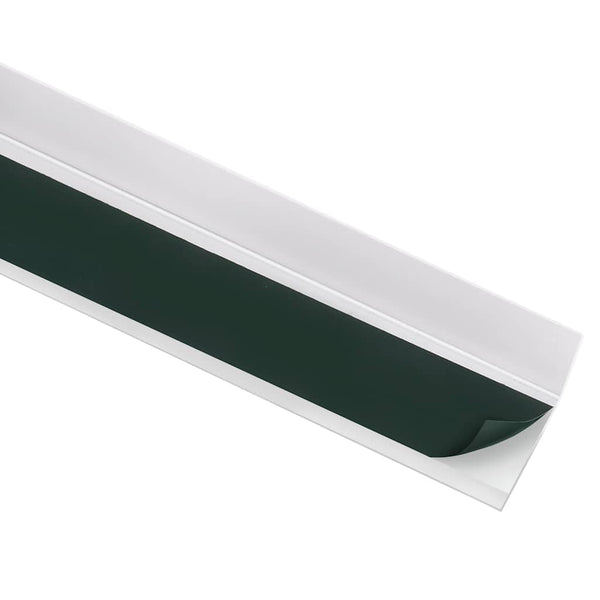 vidaXL L-Shaped Stair Nosing Profiles 15 pcs. Aluminum 100 cm Silver