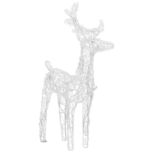 vidaXL Christmas Decoration Reindeer & Sleigh 280x28x55 cm Acrylic