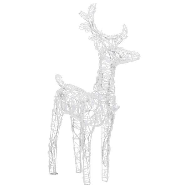 vidaXL Christmas Decoration Reindeer & Sleigh 280x28x55 cm Acrylic