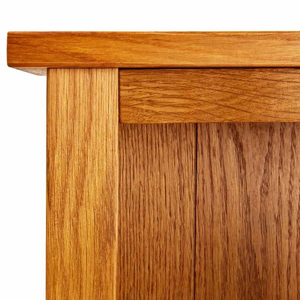 vidaXL Bookcase with 7 Compartments 90x22.5x200 cm Solid Oak Wood