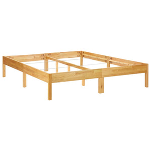 vidaXL Solid Oak Bed 180x200 cm
