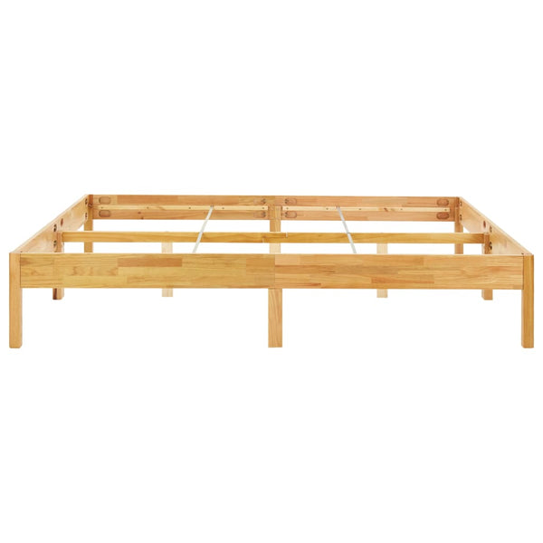 vidaXL Solid Oak Bed 180x200 cm