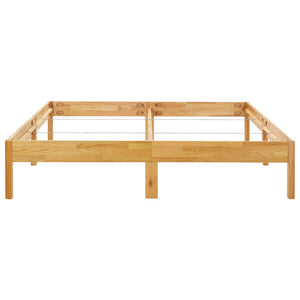 vidaXL Solid Oak Bed 180x200 cm