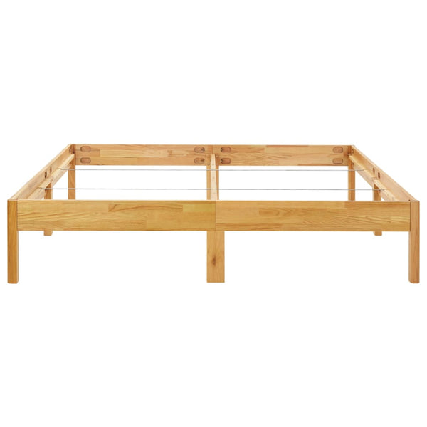 vidaXL Solid Oak Bed 180x200 cm