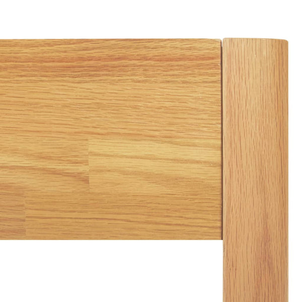 vidaXL Solid Oak Bed 180x200 cm
