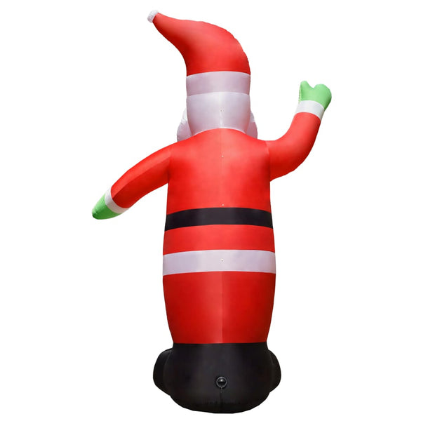 vidaXL Inflatable Santa Claus with LEDs Christmas Decoration IP44 4.5 m