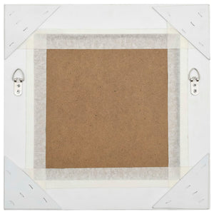 vidaXL Baroque Style Wall Mirror 40x40 cm Silver