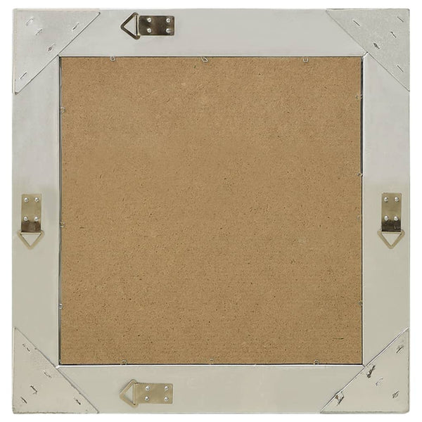 vidaXL Baroque Style Wall Mirror 50x50 cm Silver