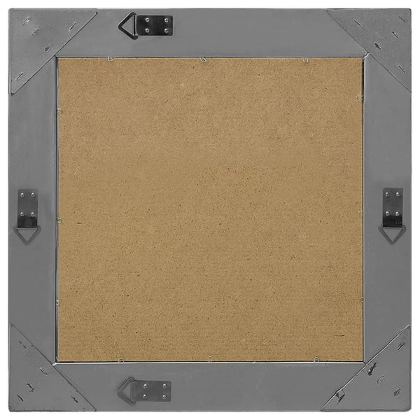 vidaXL Baroque Style Wall Mirror 50x50 cm Black