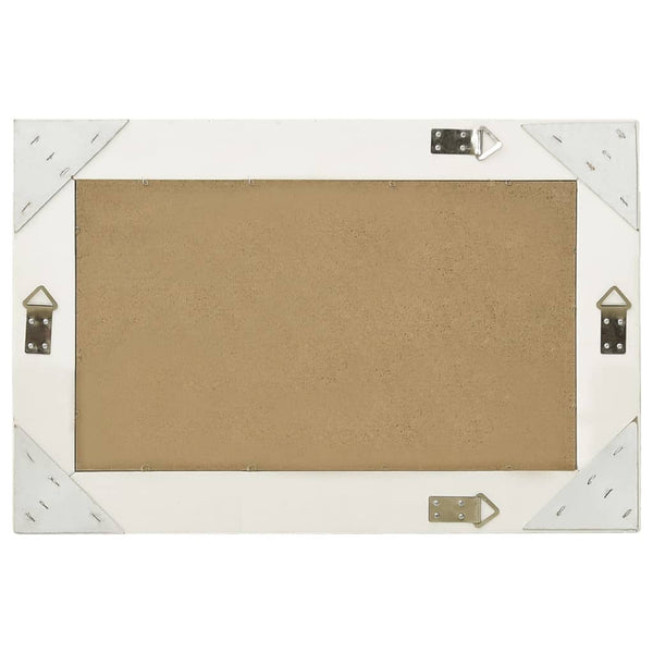 vidaXL Baroque Style Wall Mirror 60x40 cm White