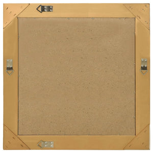vidaXL Baroque Style Wall Mirror 60x60 cm Golden